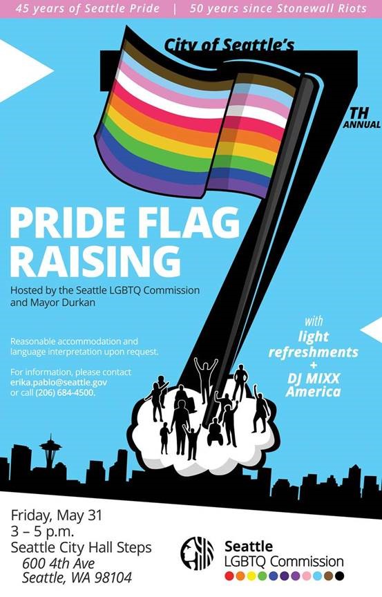 7th Annual Pride Flag Raising Event - YouthCare
